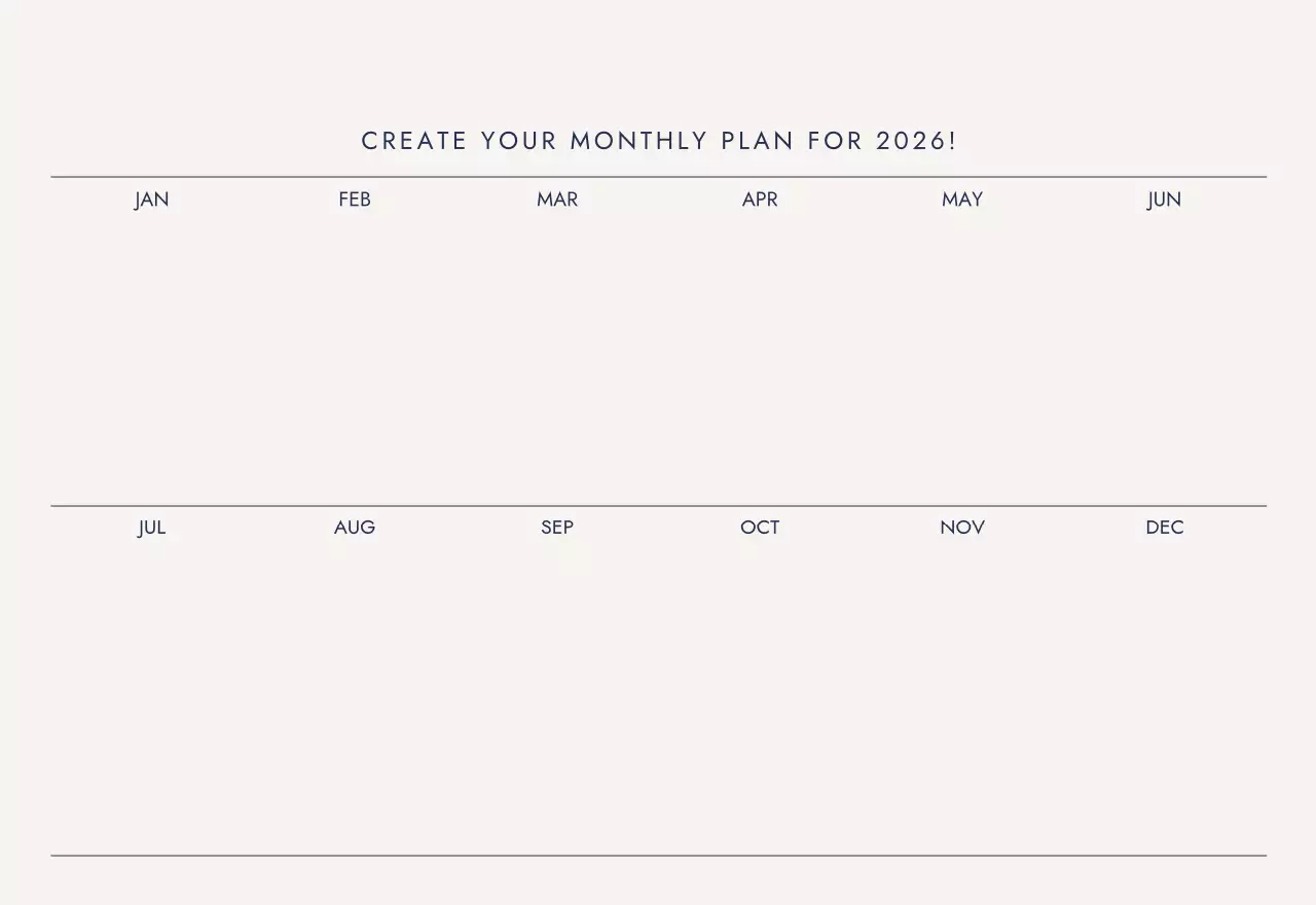 베이지 심플 여행 달력