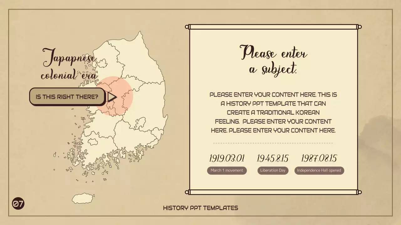 Korean History Presentation