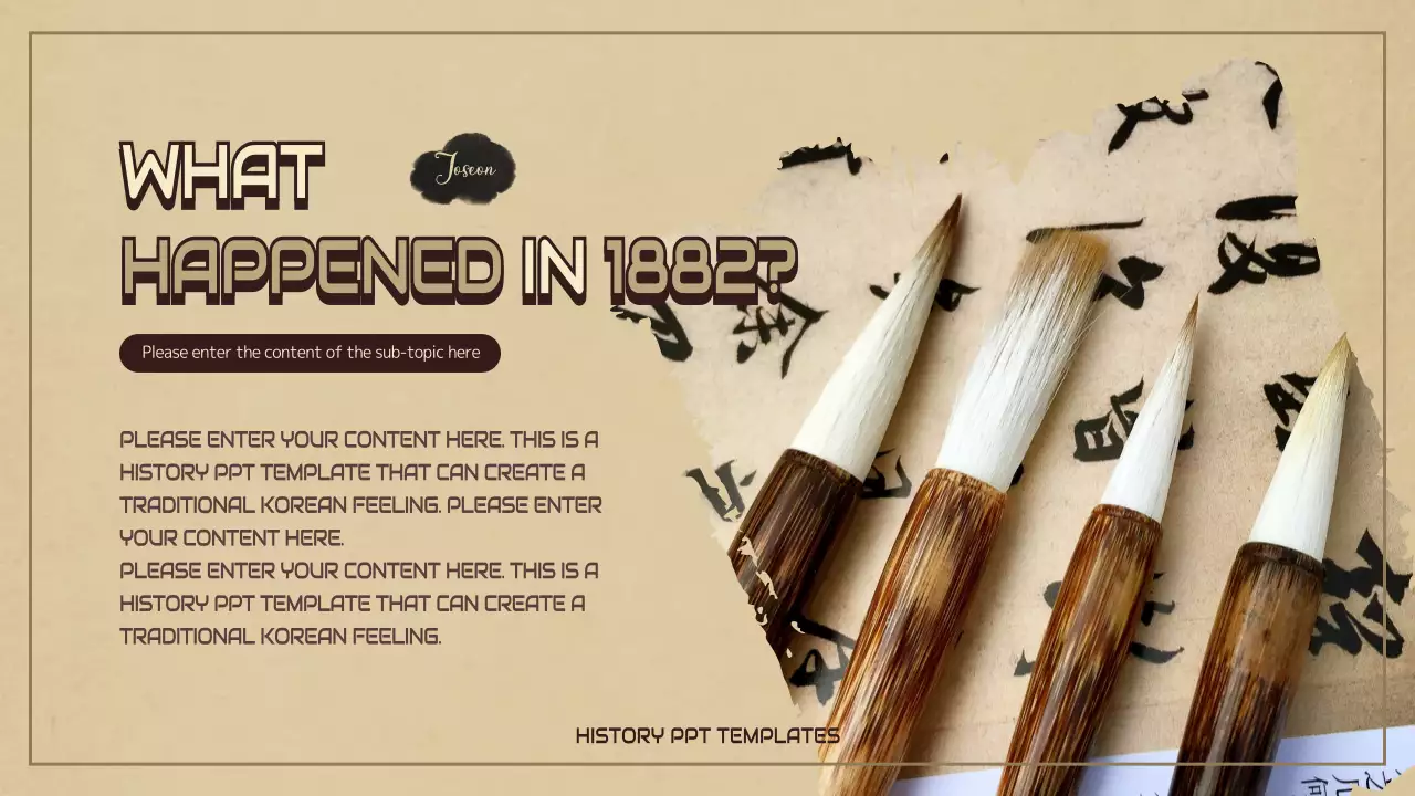 Korean History Presentation