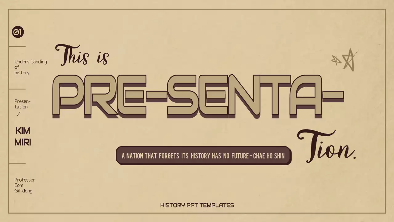 Korean History Presentation