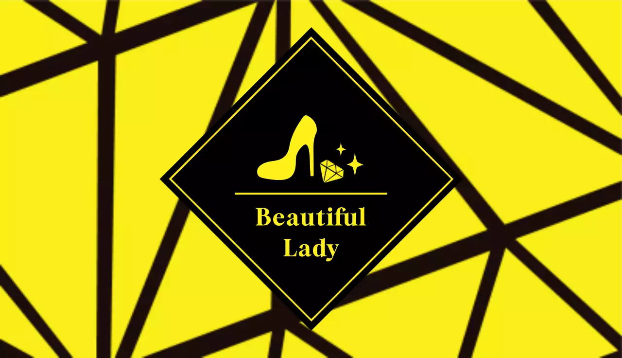 Yellow Modern Fashion Business Card