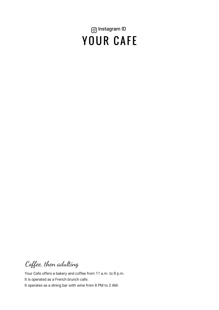 A simple grapefruitade drink menu promotional poster in lime green color.