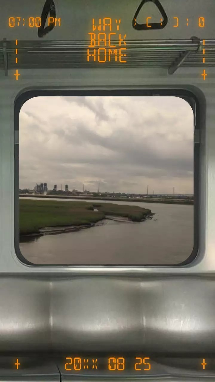 레트로 감성의 지하철 퇴근길