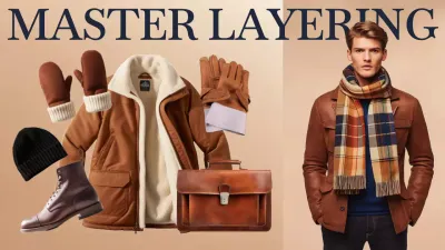 Brown Trendy Winter Promotion YouTube Thumbnail