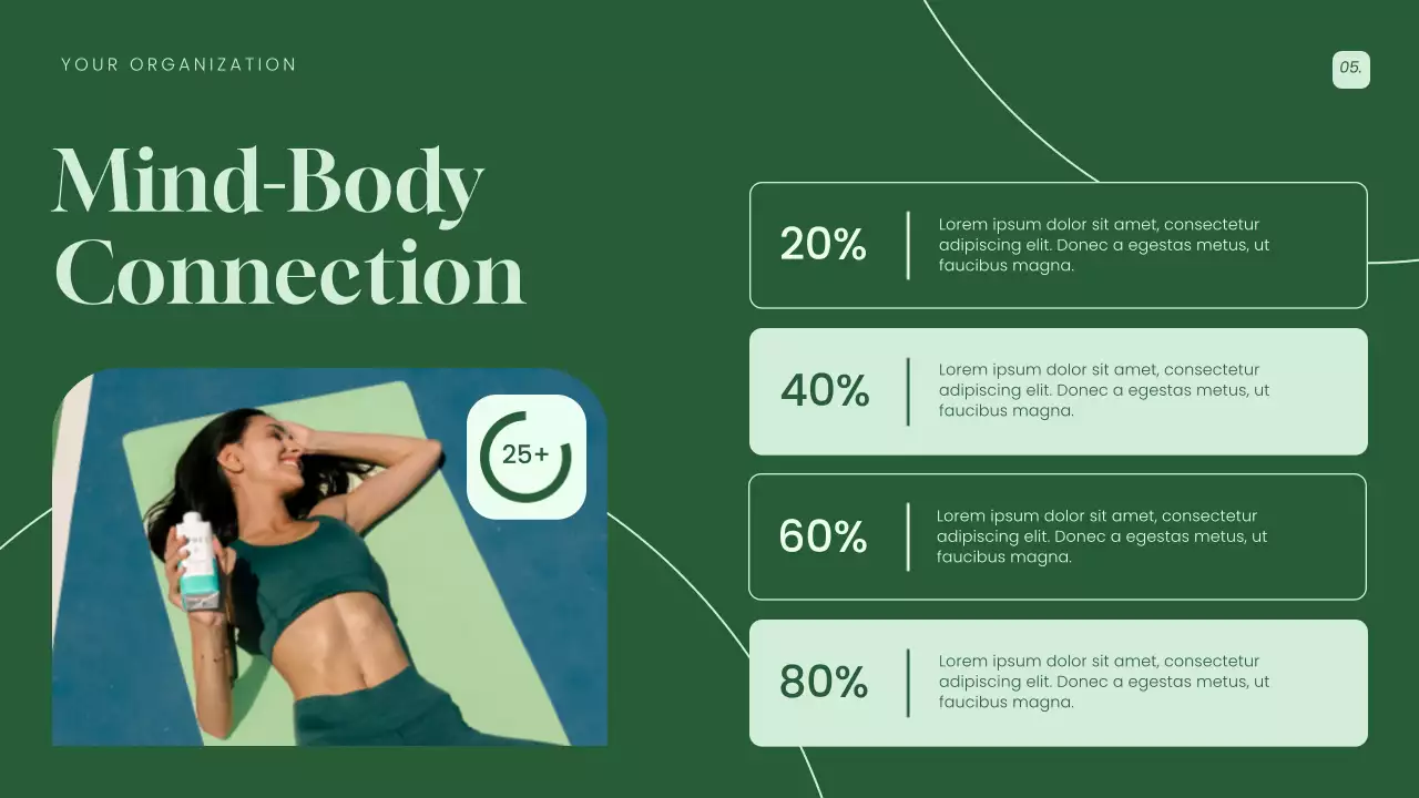 Green Elegant Women's Health Presentation