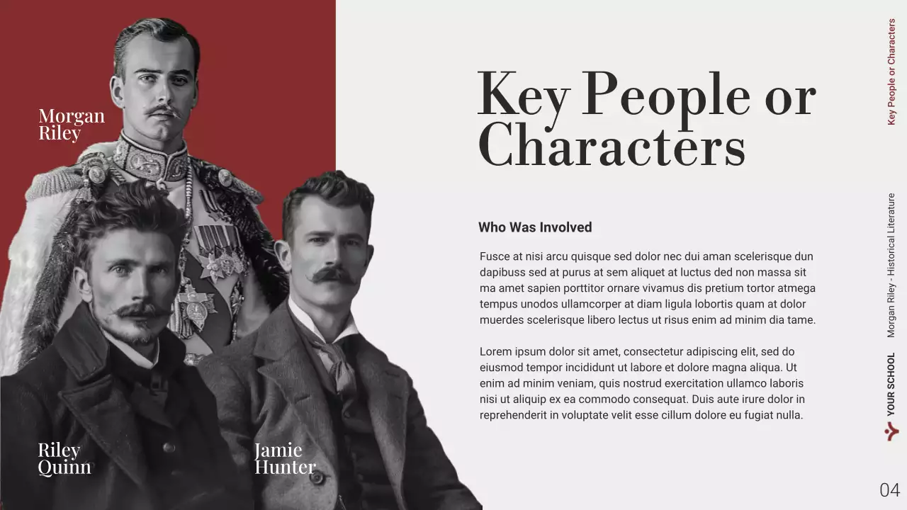 Trình bày trực tuyến Văn học Lịch sử Hiện đại Đỏ và Trắng