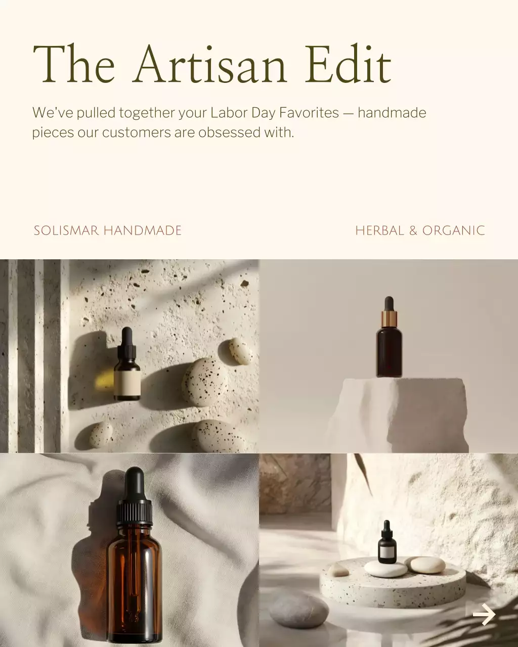 Beige Minimal Artisan Promotion Instagram Post