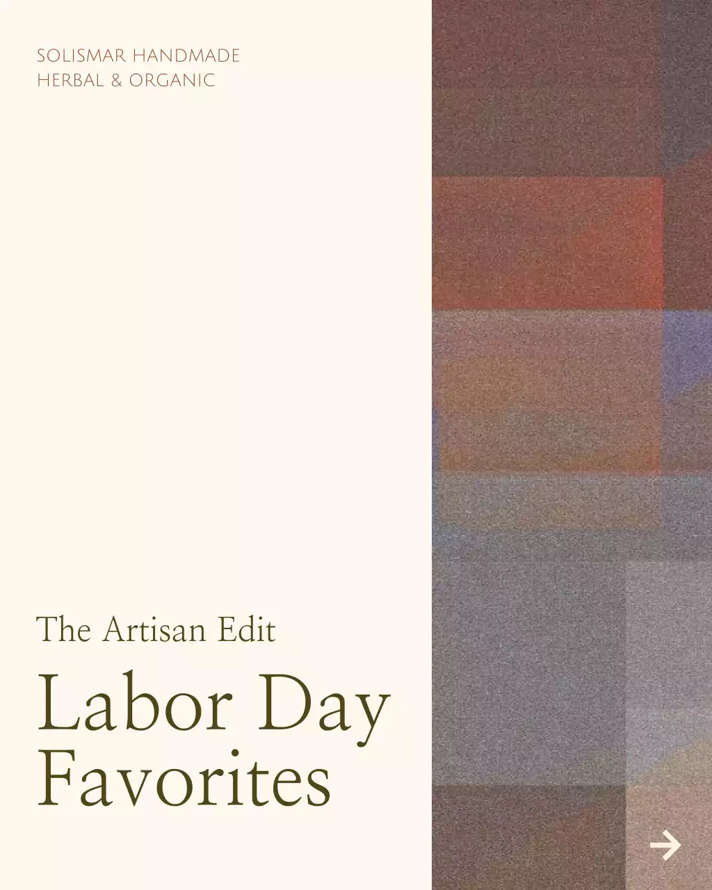 Beige Minimal Artisan Promotion Instagram Post