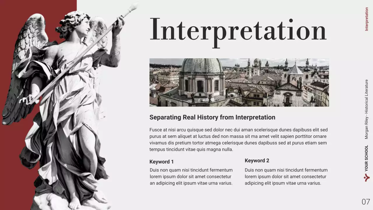 Trình bày trực tuyến Văn học Lịch sử Hiện đại Đỏ và Trắng