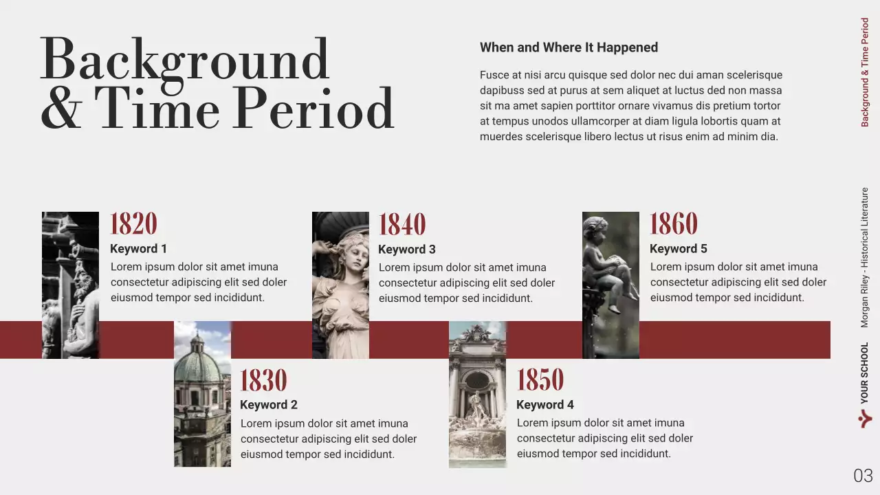 Trình bày trực tuyến Văn học Lịch sử Hiện đại Đỏ và Trắng