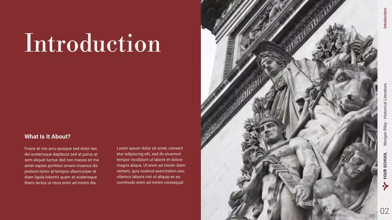 Trình bày trực tuyến Văn học Lịch sử Hiện đại Đỏ và Trắng