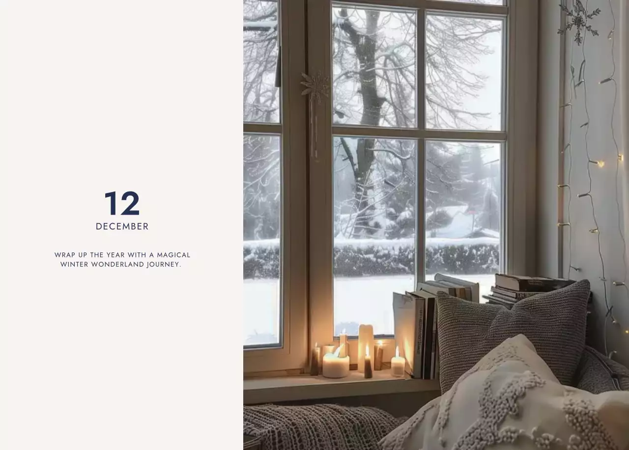 青 シンプル 旅行 カレンダー