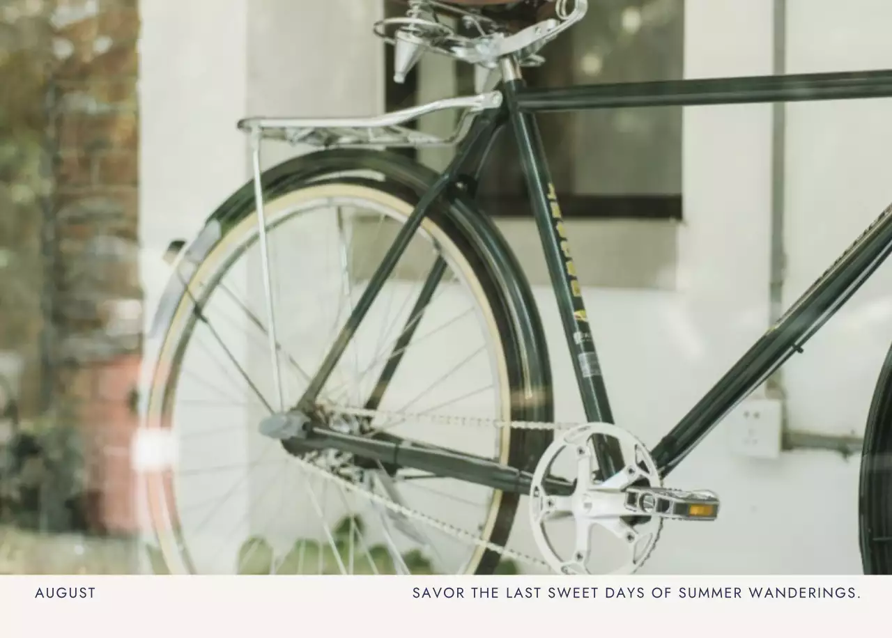 アイボリー モダン 風景 カレンダー