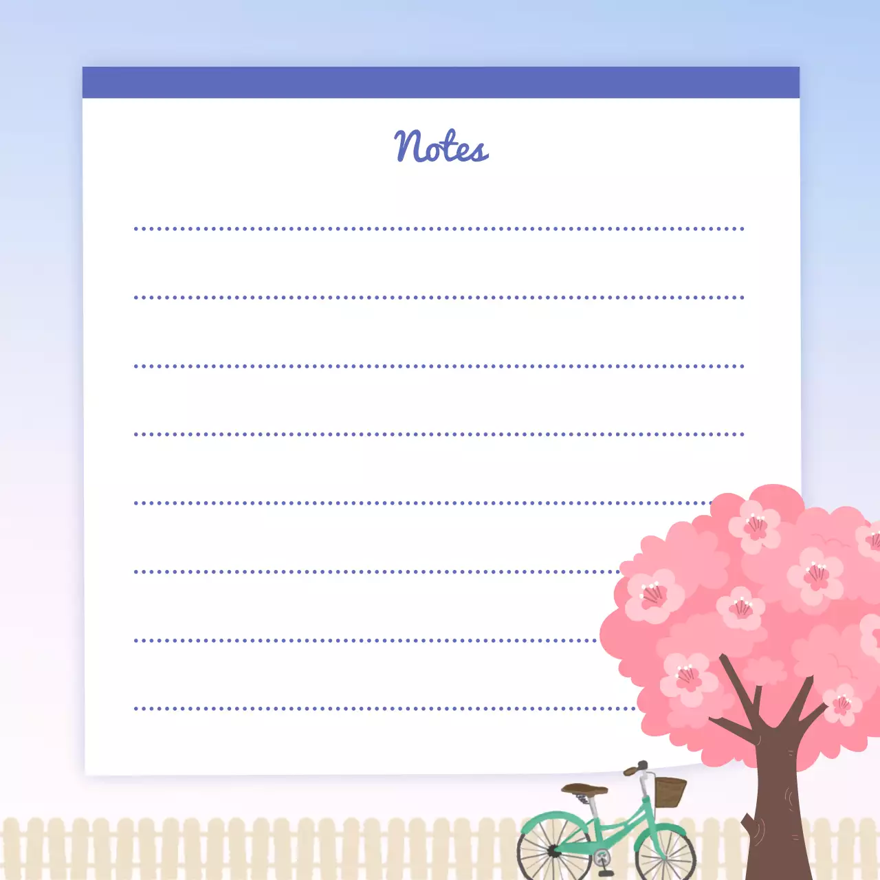 Perencana Catatan Minimalis Merah Muda