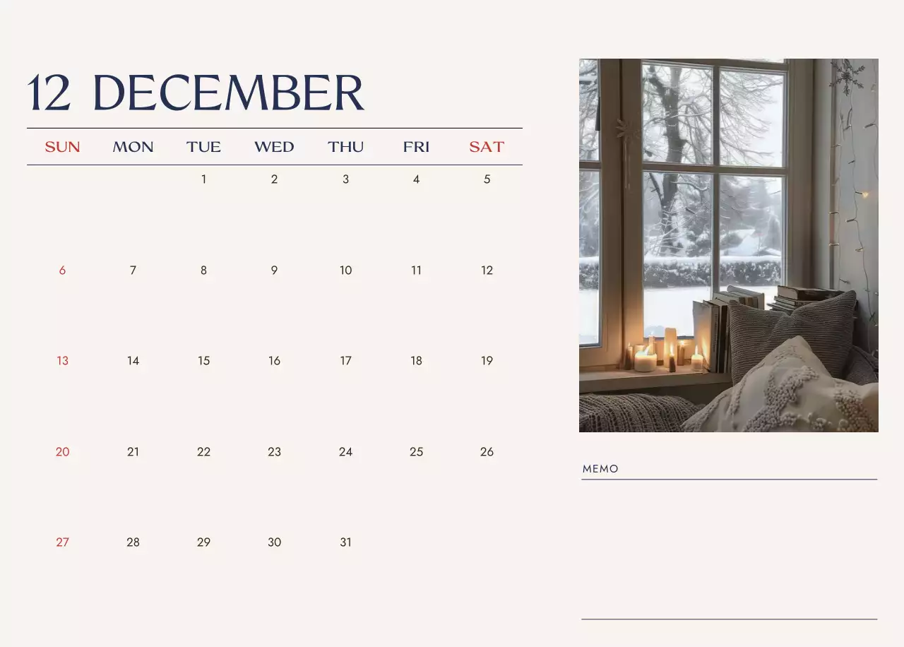 青 シンプル 旅行 カレンダー