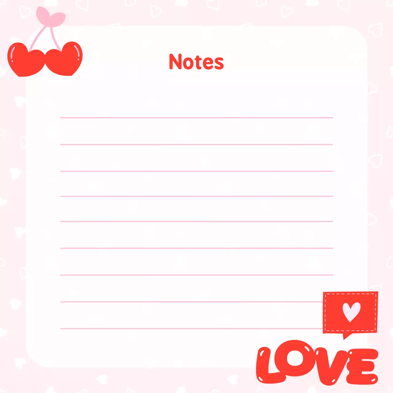 Perencana Catatan Lucu Merah Muda