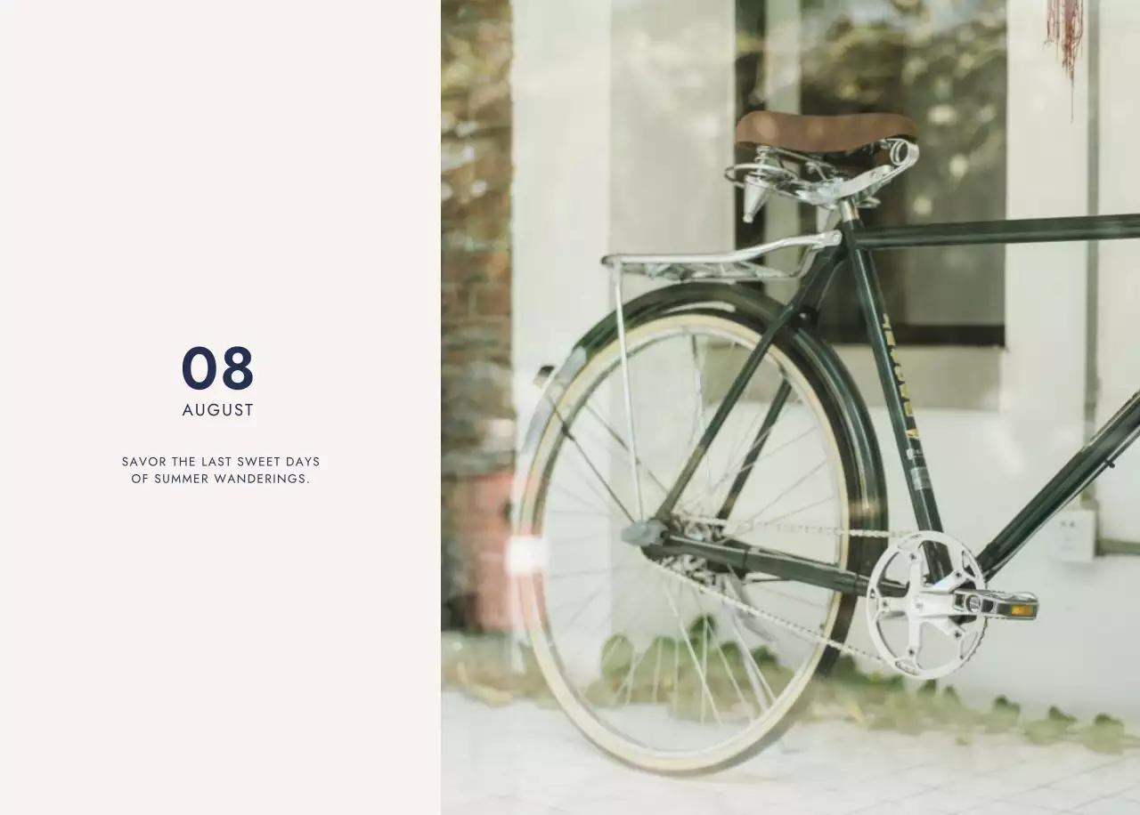 青 シンプル 旅行 カレンダー