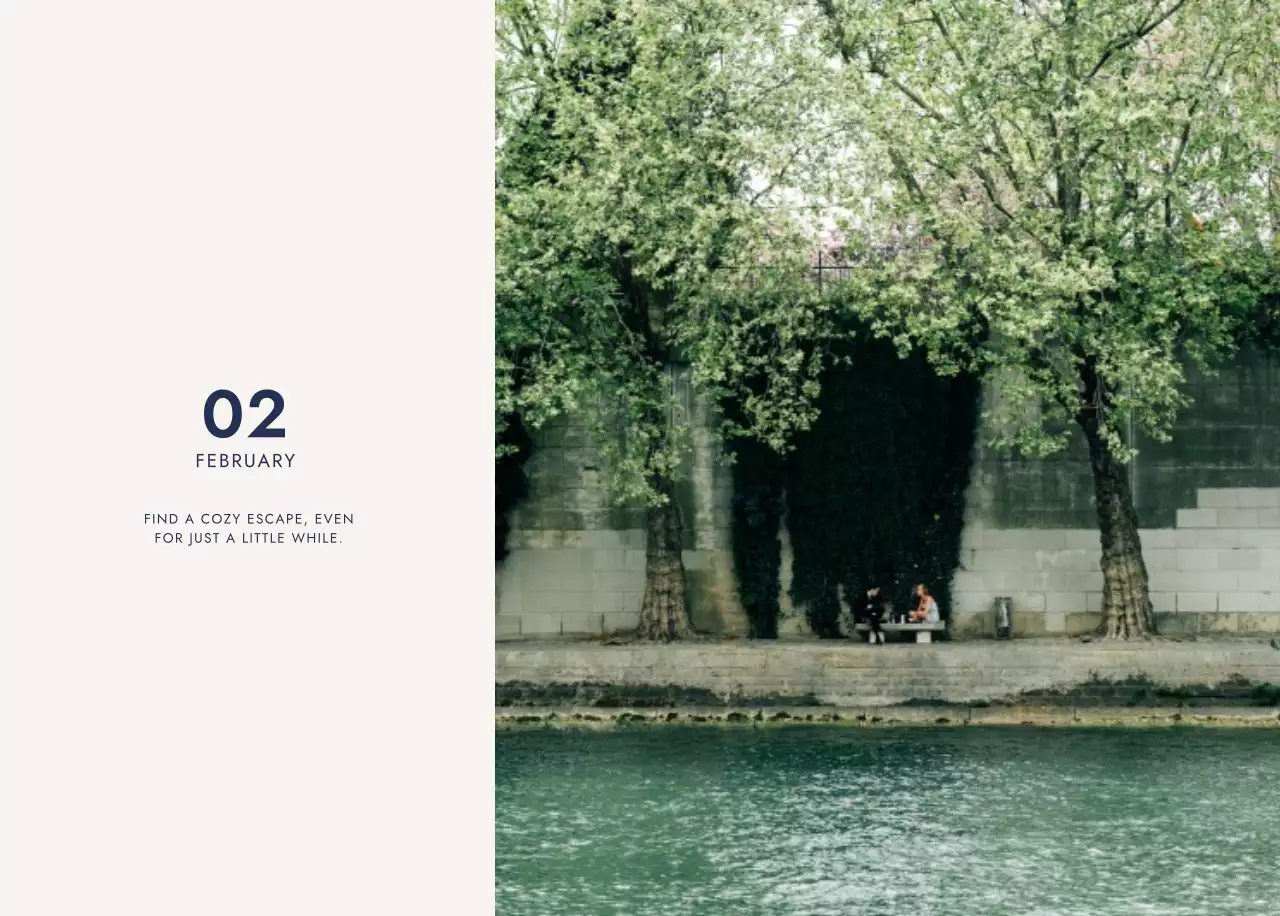 青 シンプル 旅行 カレンダー