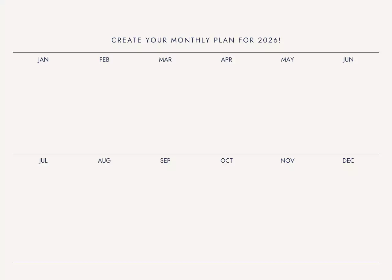 アイボリー モダン 風景 カレンダー