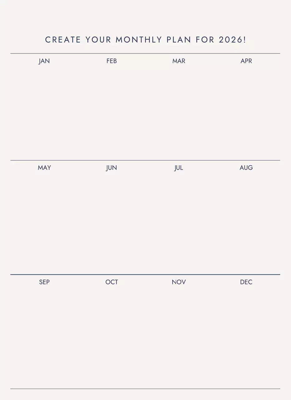 베이지 심플 달력 캘린더