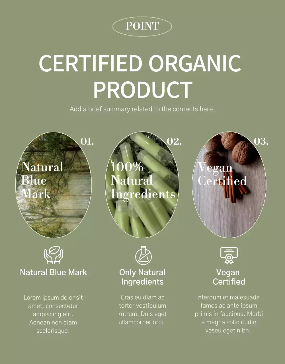 Simple Lip Balm Cosmetics in Green Color