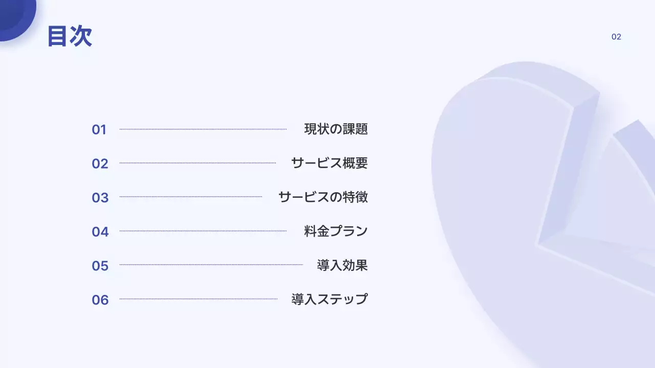 青 モダン サービス 資料