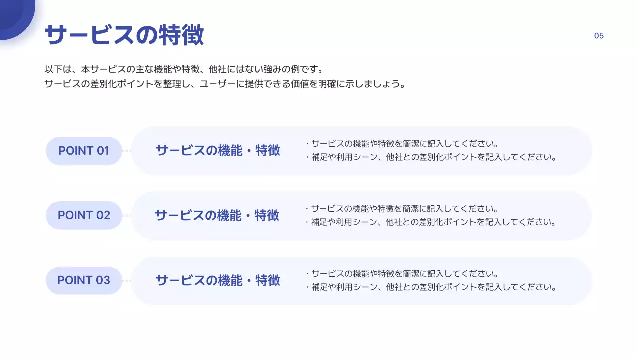 青 モダン サービス 資料