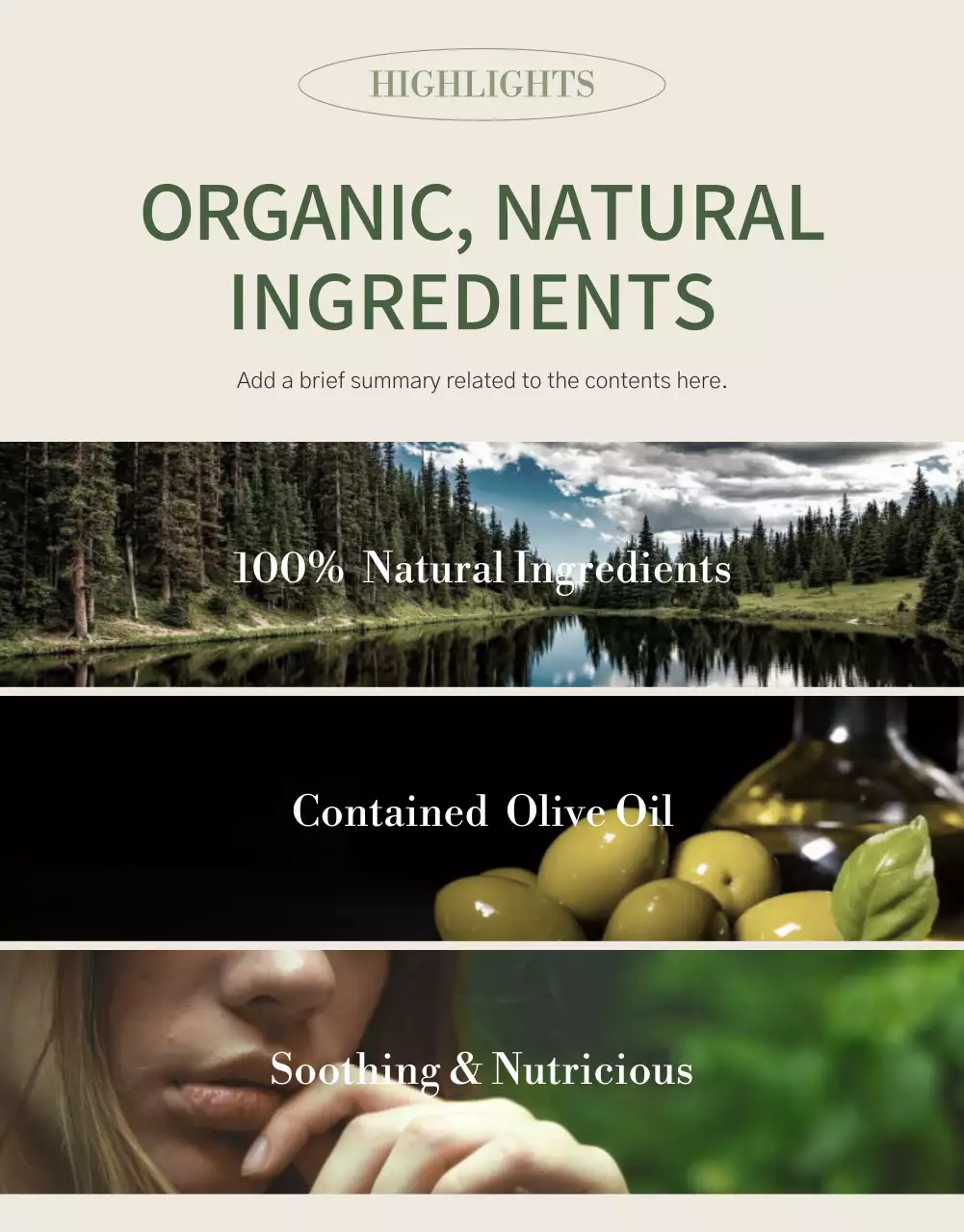 Simple Lip Balm Cosmetics in Green Color