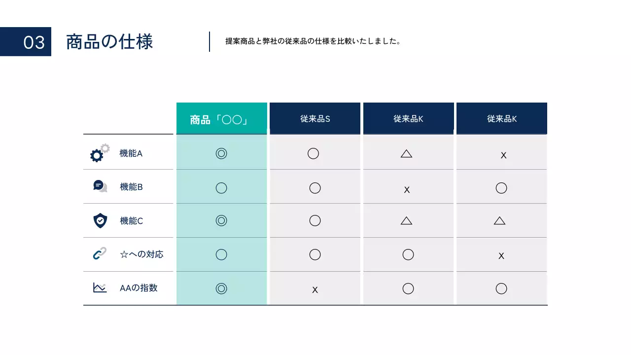 水色 シンプル ビジネス 提案書