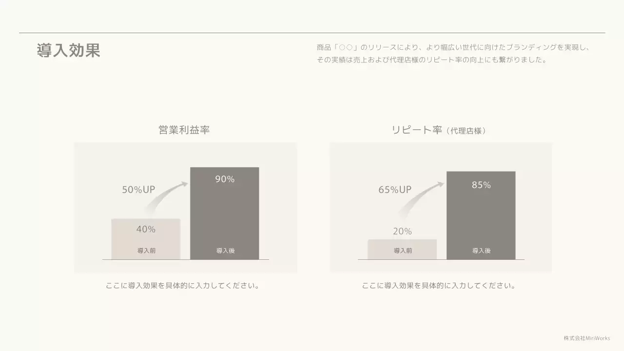 アイボリーシンプル製品提案書