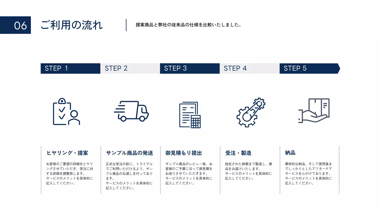 水色 シンプル ビジネス 提案書