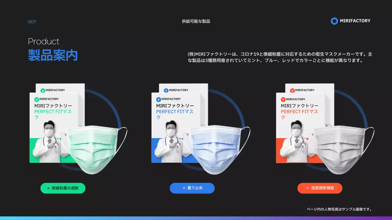 黒 モダン 委託生産 提案書 プレゼンテーション