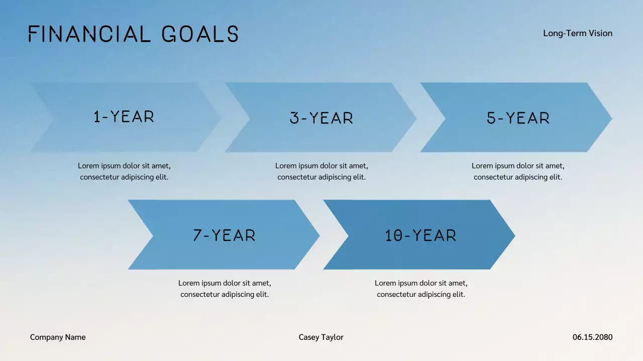 Blue Modern Marketing Presentation