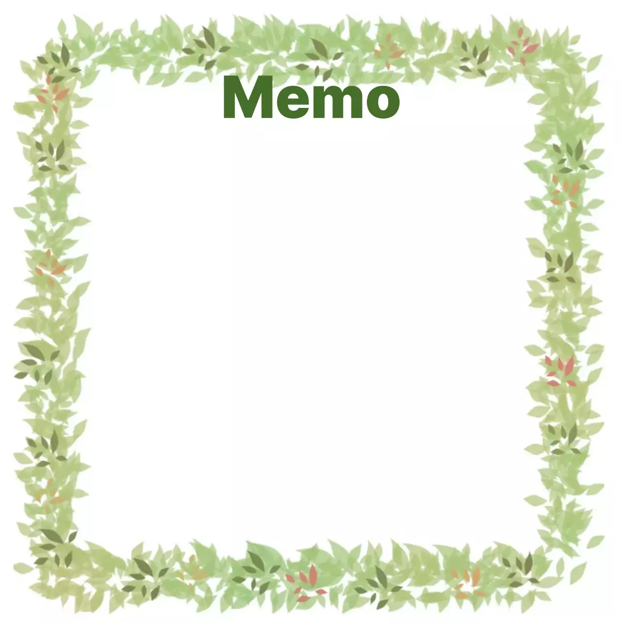 연두 자연 메모지 문구