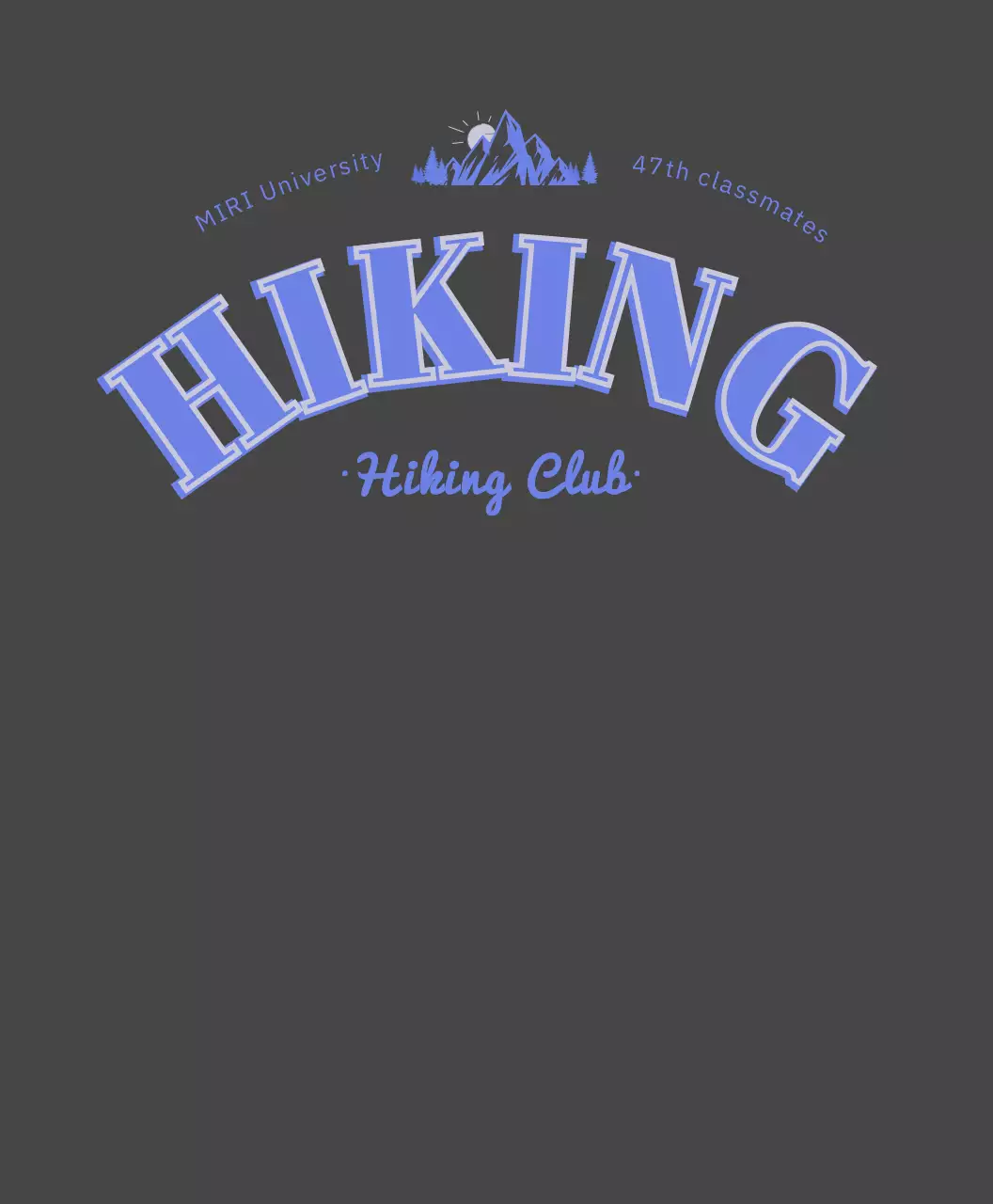 青 シンプル アウトドア ロゴ