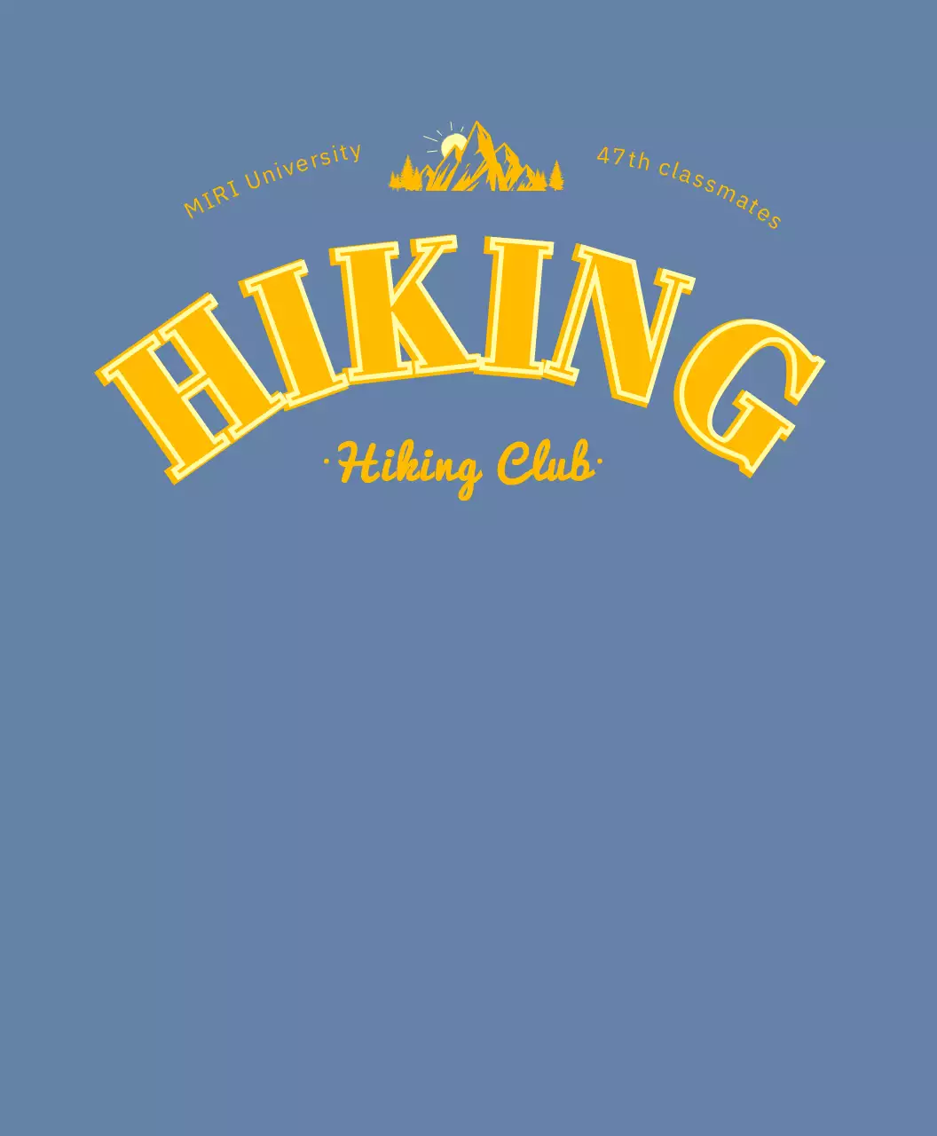 青 シンプル アウトドア ロゴ