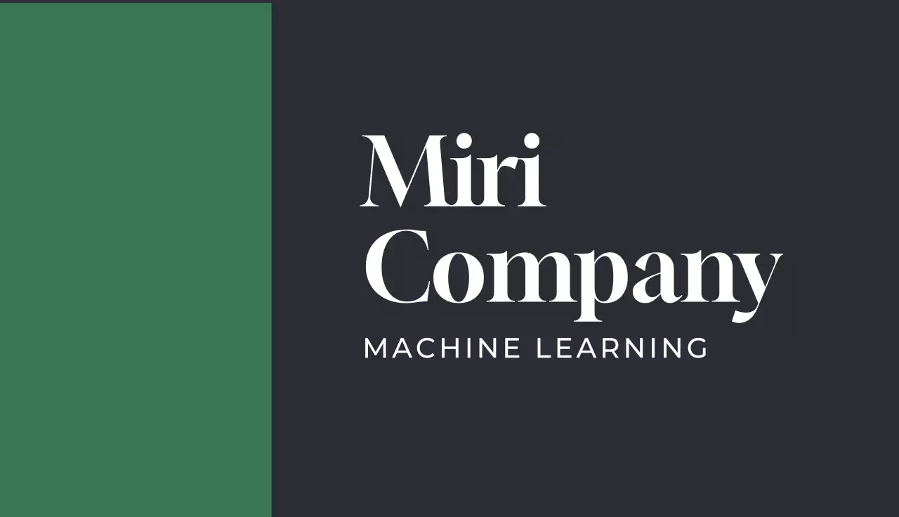 Green Minimal Business Card