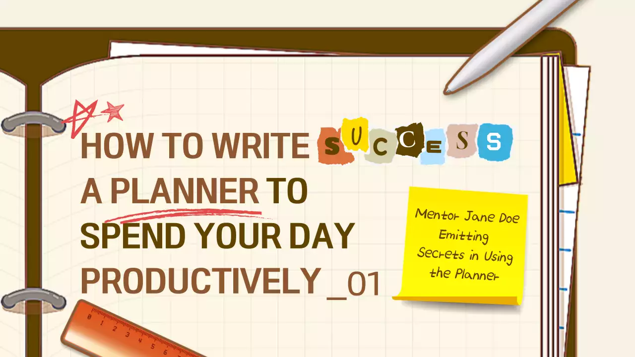 Miniatura do YouTube do Guia de produtividade simples bege