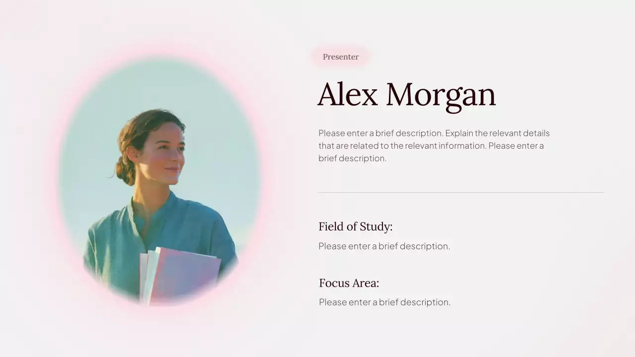 Pink Minimal Mental Health Presentation