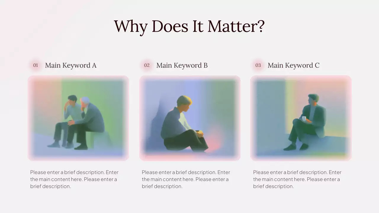 Pink Minimal Mental Health Presentation