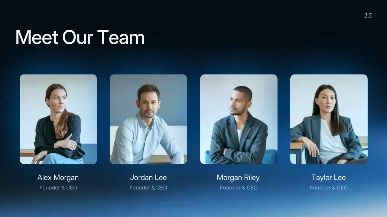 Blue Modern Business Strategy Presentation