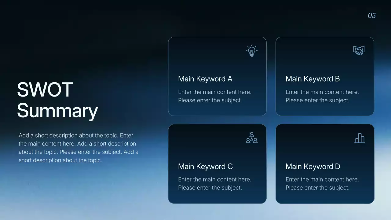 Blue Modern Business Strategy Presentation