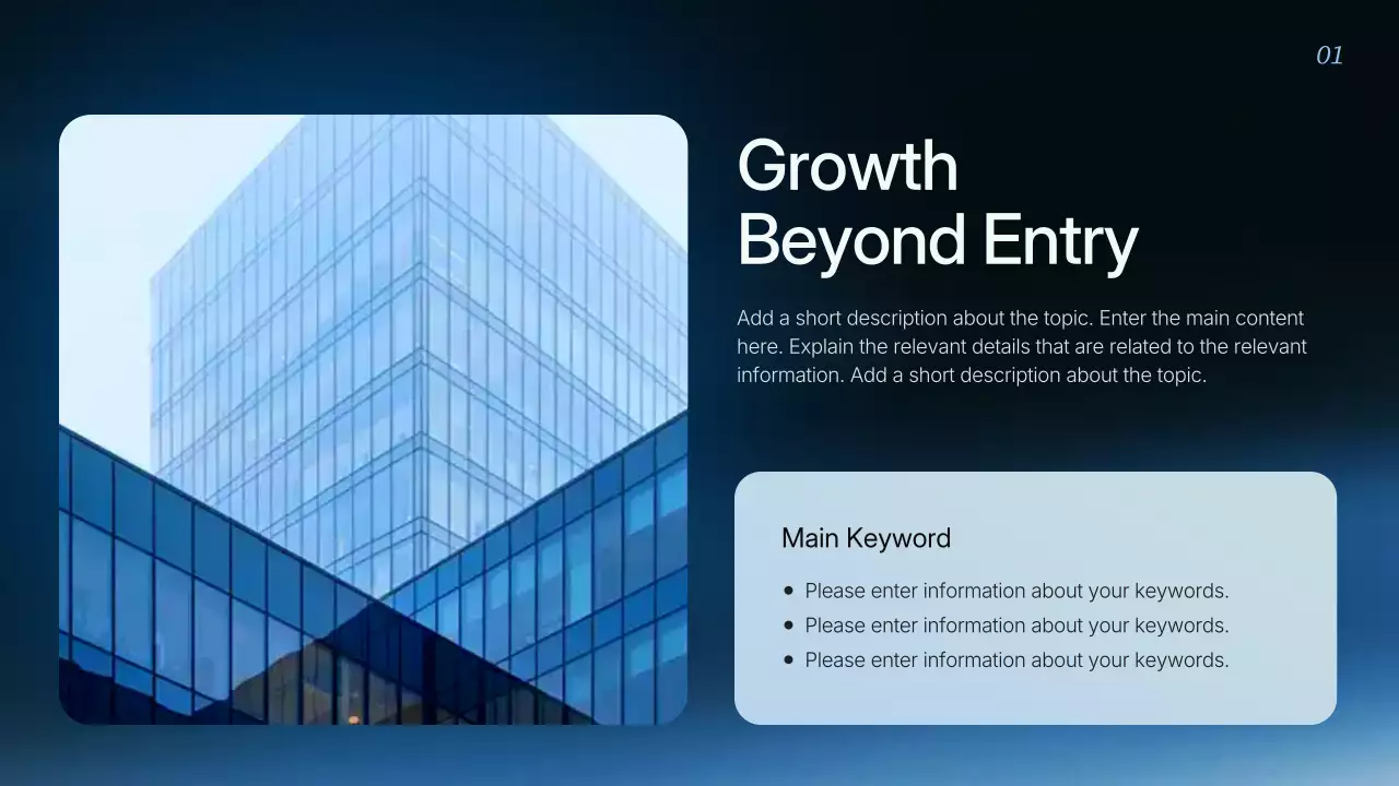 Blue Modern Business Strategy Presentation