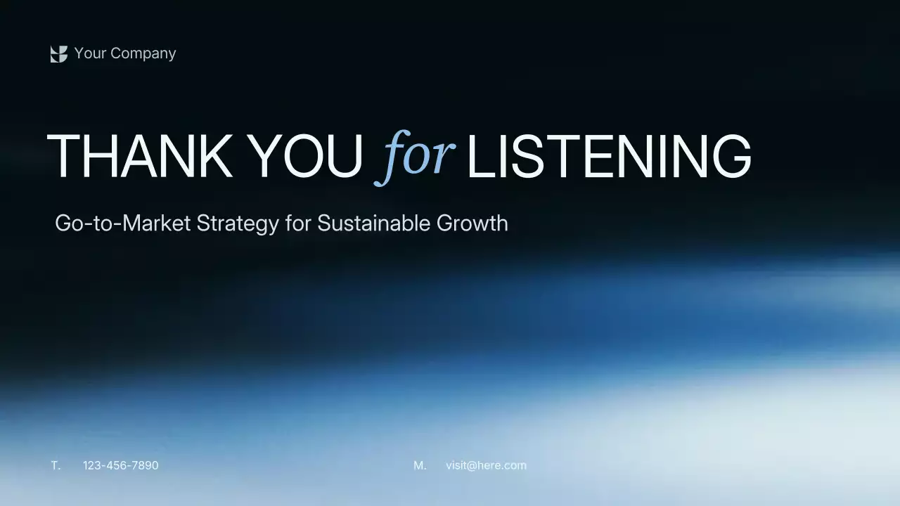 Blue Modern Business Strategy Presentation