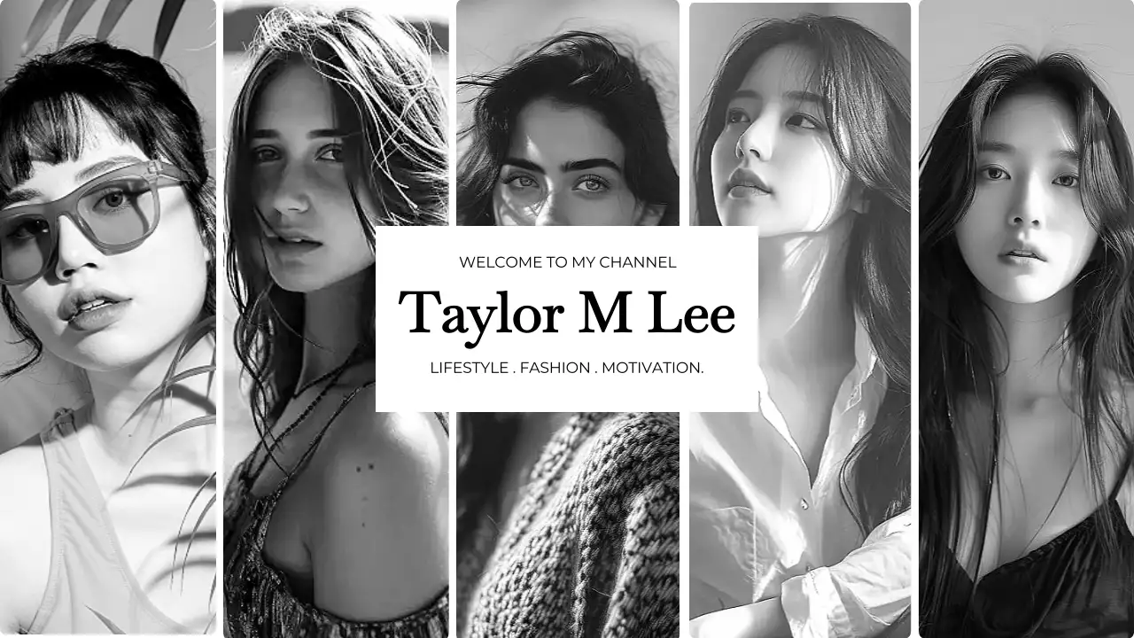 Black Modern Lifestyle Promotion YouTube Thumbnail