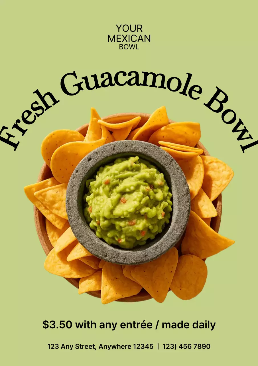 sage modern guacamole promotion