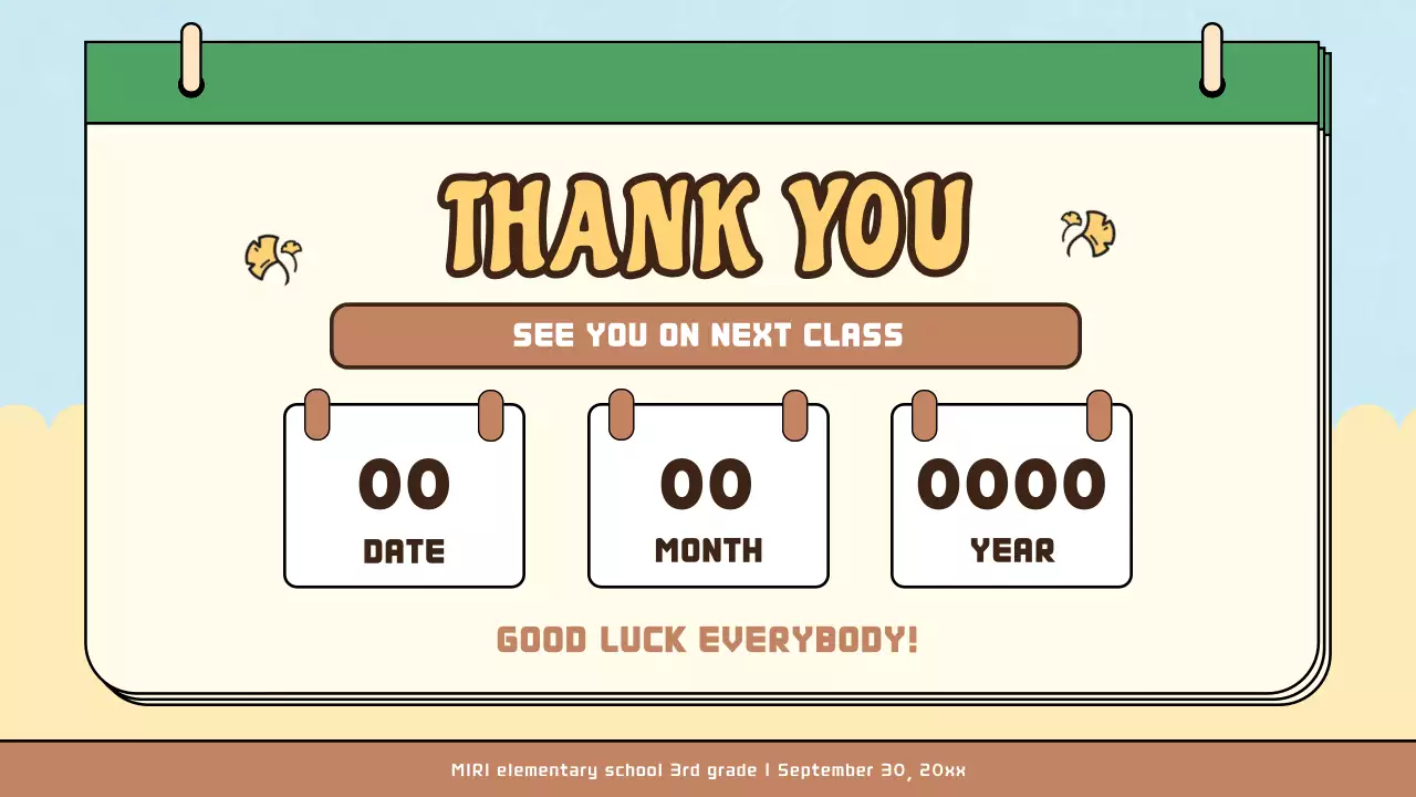 Beige Retro Seasons Guide Presentation