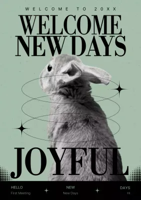 Sage Vintage Greeting Card Poster