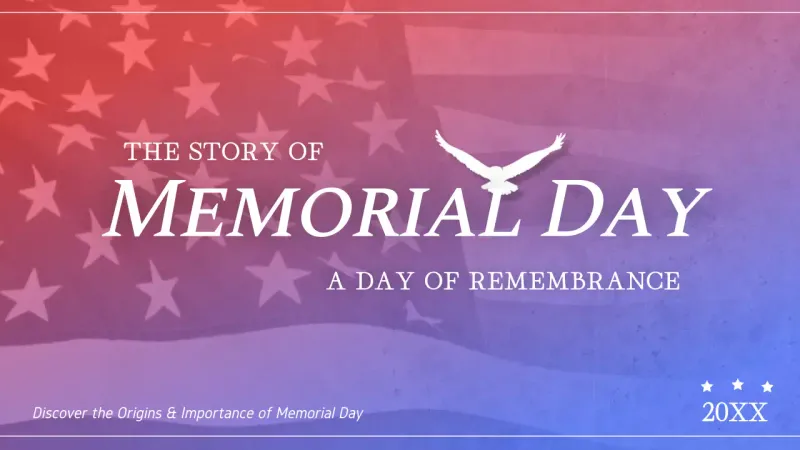 Guia do Memorial Day Tradicional Vermelho YouTube Thumbnail