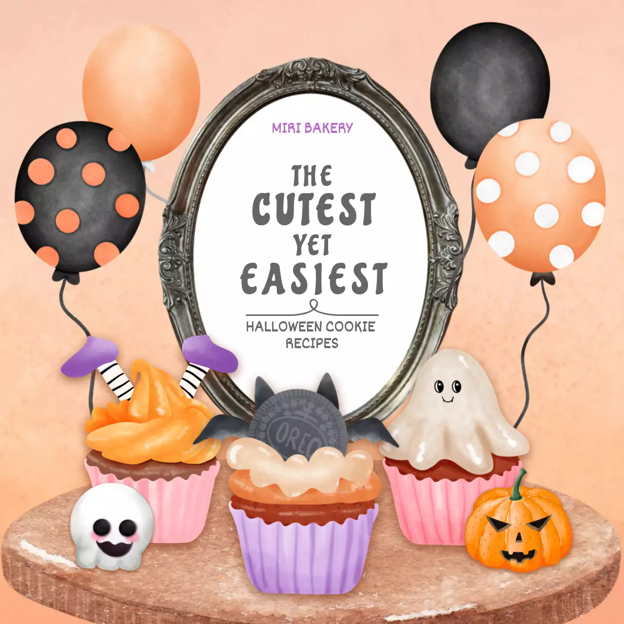 Orange Vintage Halloween Recipe Instagram Post